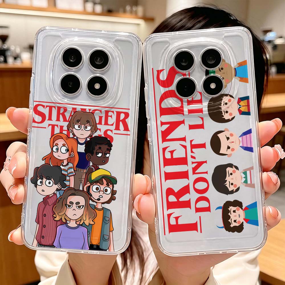 Xiaomi Redmi Note 13 - Stranger Things Cartoon-Hülle für Xiaomi Redmi