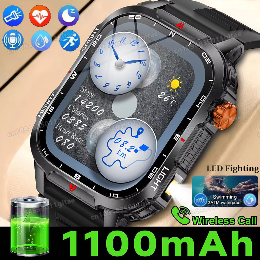 Militärische Outdoor-Smartwatc – Smartwatch Custom Bewertung und Preis